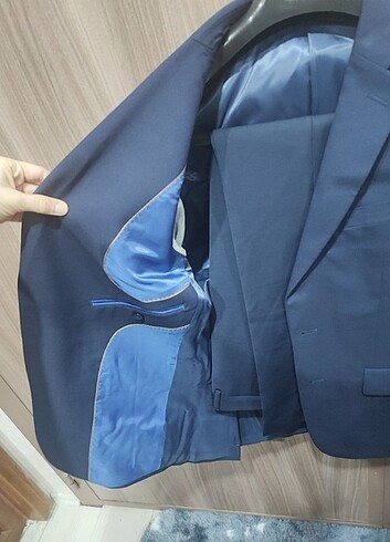 Mango Ceketli Lacivert Takım Elbise  - Görsel 7