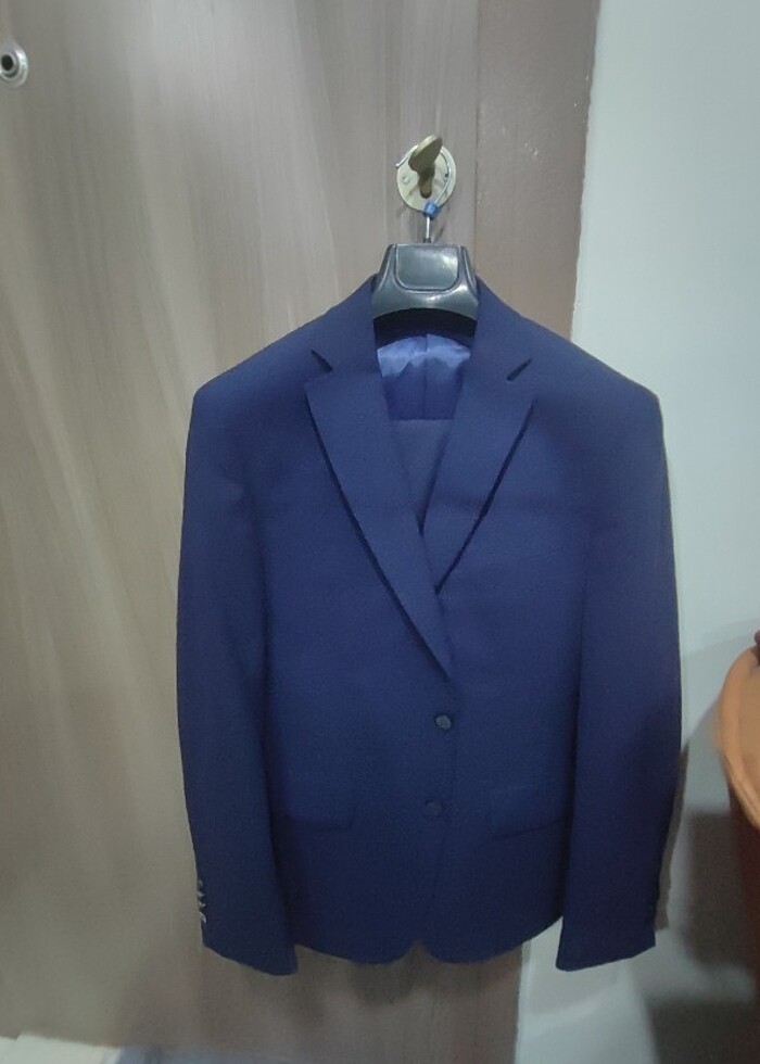 Mango Ceketli Lacivert Takım Elbise  - Görsel 2