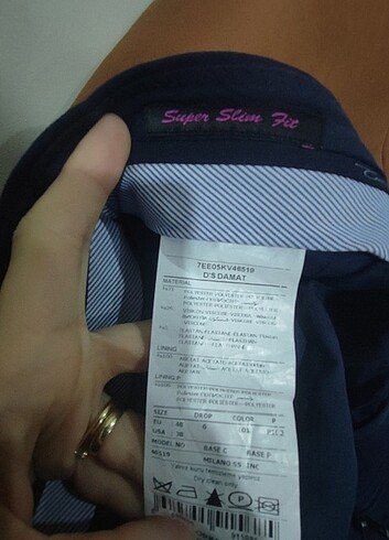 Damat Lacivert Takım Elbise  - Görsel 6