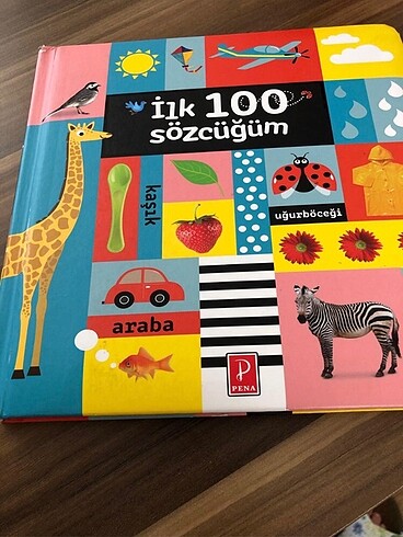 İlk 100 sözcüğüm ciltli kalın kitap