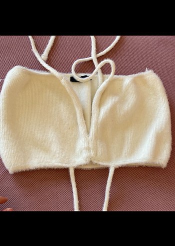 Beyaz Midi Kadın Bralet