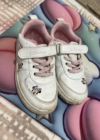 Beyaz Minnie Mouse Kız Çocuk Spor Ayakkabı - Görsel 2