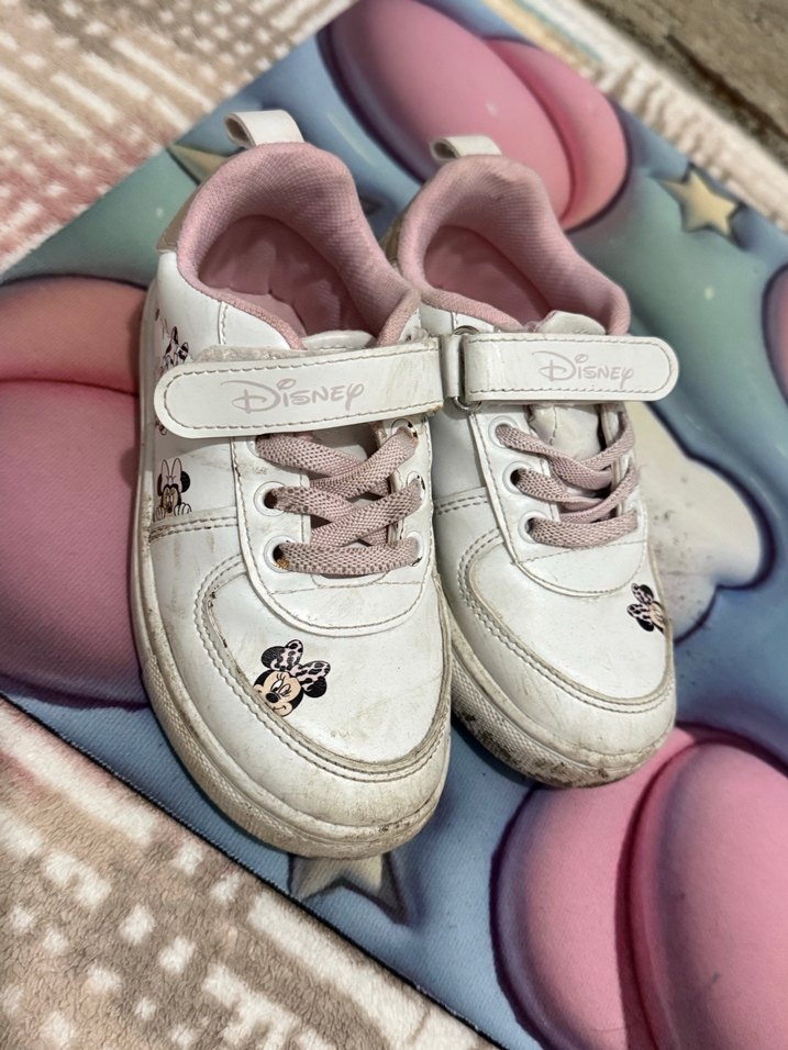 Beyaz Minnie Mouse Kız Çocuk Spor Ayakkabı - Görsel 2