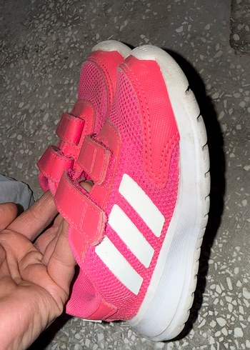 Kızlar için Pembe Cırt Cırtlı Spor Ayakkabı - Görsel 2