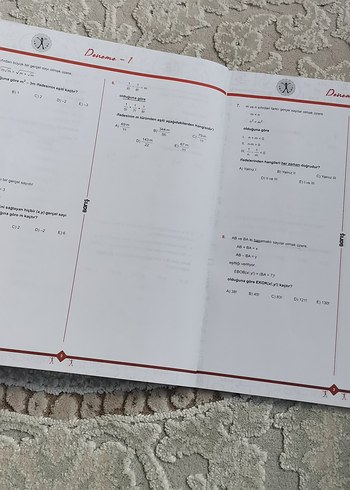 Beden Barış Yayınları AYT konu denemeleri
