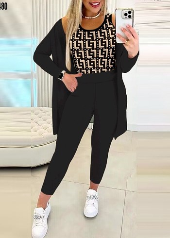 Trendyol & Milla Krep Kumaş Üçlü Takım