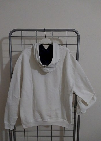 Kenzokini sweatshirt  Beyaz Kadın Baskılı Sweatshirt M - Görsel 4