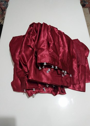 Bordo Klasik Desensiz, fon Perde - Görsel 7