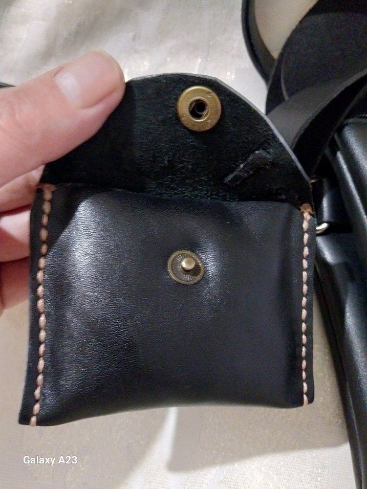 Zara  deri Siyah Deri Biker Kadın Çanta - Görsel 4