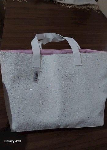 clinique çanta  beyaz - Görsel 2