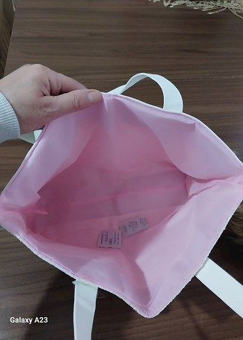 clinique çanta  beyaz - Görsel 5