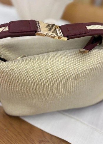 Bordo Kemerli Kadın Çanta - Görsel 2