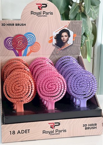 Pink Bear Saç Fırçası Turuncu - Görsel 2