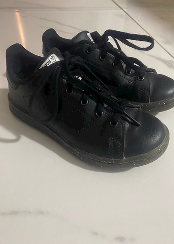 Siyah Adidas Stan Smith Sneakers - Görsel 2