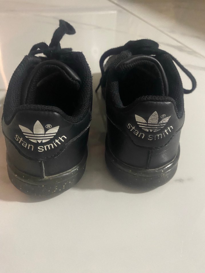 Siyah Adidas Stan Smith Sneakers - Görsel 3