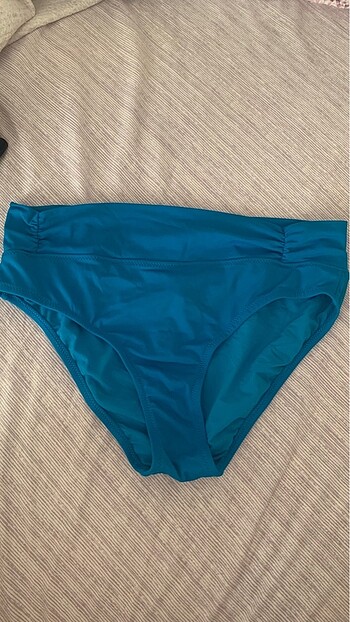 mavi bikini altı yüksek bel penti