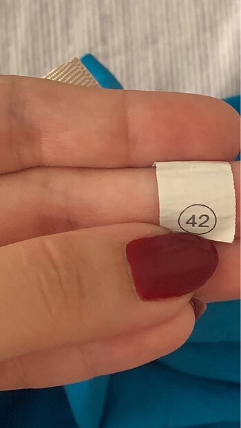 42 Beden mavi Renk mavi bikini altı yüksek bel penti