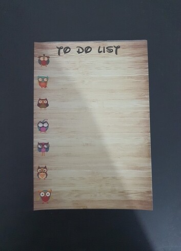 To do list kağıtlar