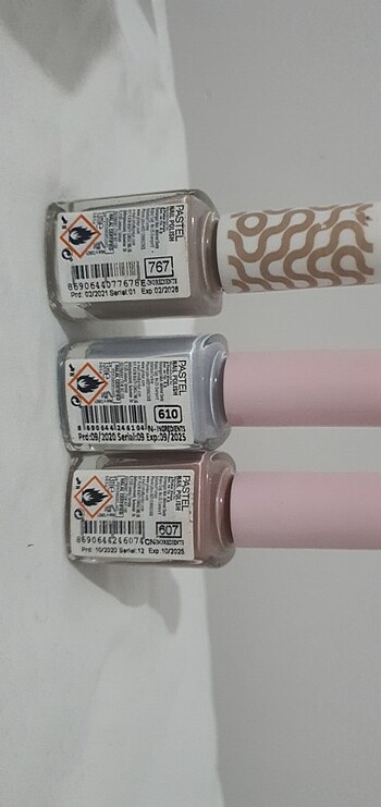 Pastel 3lü oje