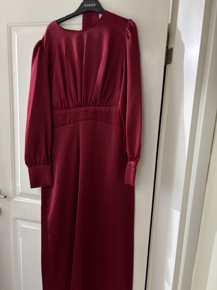 Saten dar kesim abiye - Görsel 2