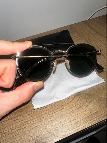 Beden Ray-ban rayban ray ban gözlük 3447N 001 unisex gold gözlük