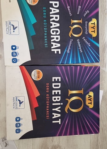 TYT-AYT IQ Paragraf ve Edebiyat Soru Kitapları