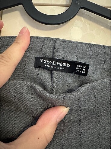 m Beden gri Renk Stradivarius Etek