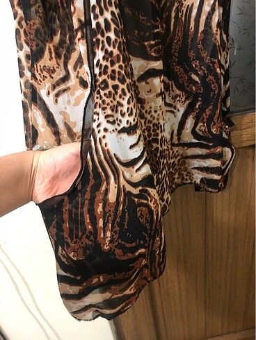 46 Beden Leoparlı üst