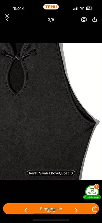 s Beden Temu şık kadın kolsuz tank top