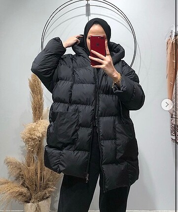 Zara model Oversize şişme mont