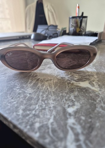 Ray-Ban Bej Şeffaf Kadın Güneş Gözlüğü