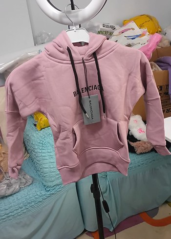 Pembe Kısa Kollu Düğmeli Kadın Gömlek - Görsel 15