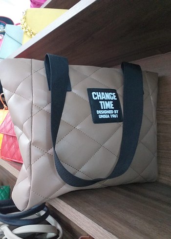 Kahverengi Deri Fermuarlı Kadın Çanta - Görsel 3