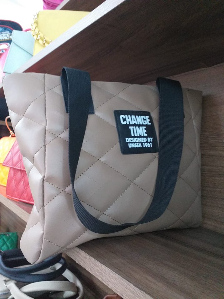 Kahverengi Deri Fermuarlı Kadın Çanta - Görsel 3