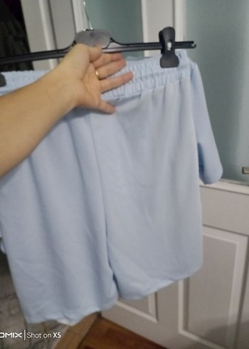 Düğmeli Siyah Keten Kadın Takım Elbise - Görsel 4