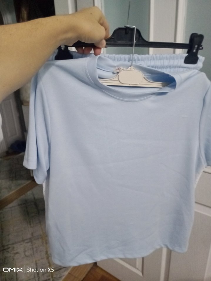 Düğmeli Siyah Keten Kadın Takım Elbise - Görsel 3