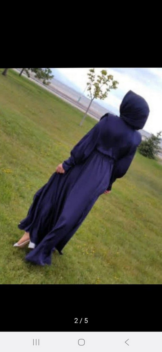 Tesettür abiye elbise - Görsel 2