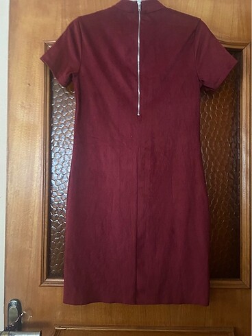 xs Beden bordo Renk Elbise