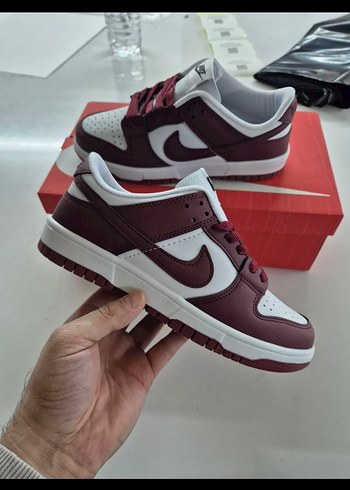 Bordo Laced Kadın Spor Ayakkabı - Görsel 2