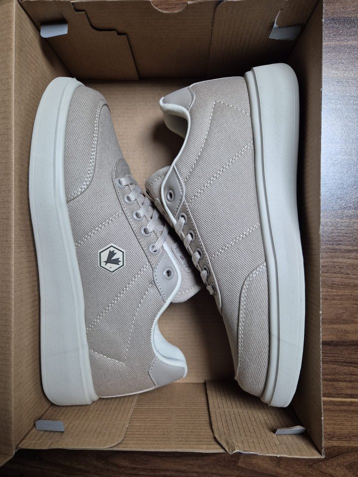 Bağcıklı Erkek Beyaz Sneakers - Görsel 2