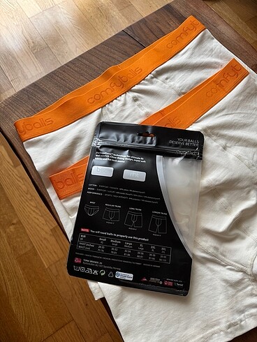 m Beden ten rengi Renk Comfyballs 2 adet M Boxer