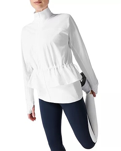 m Beden Sweaty betty spor fermuarlı ceket