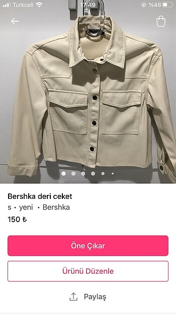 Bershka ceket