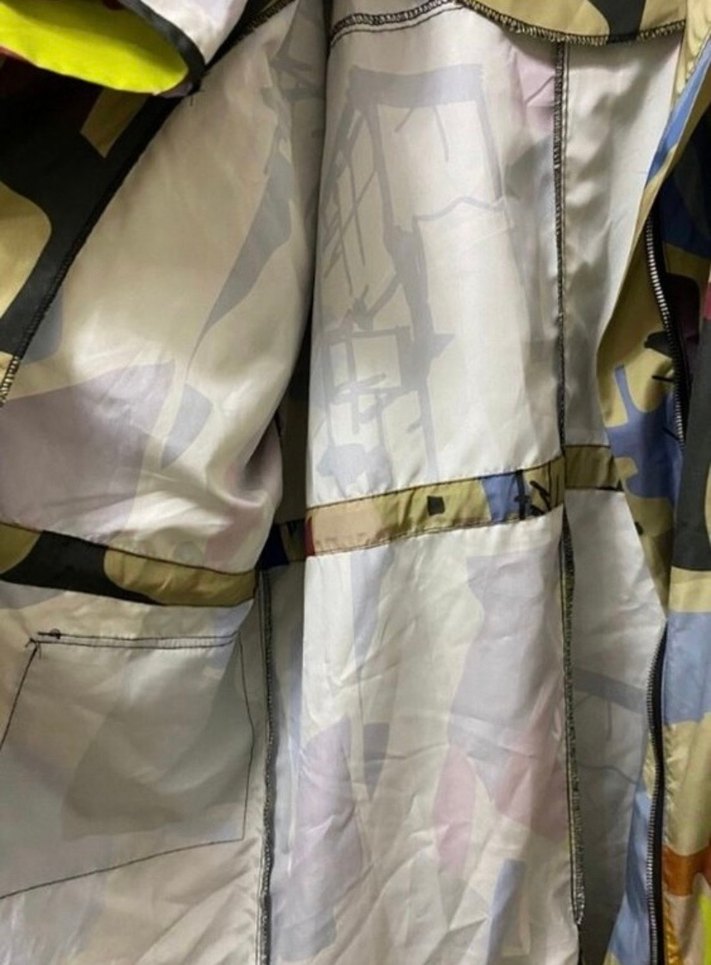 Kadın Kamuflaj Desenli Kapüşonlu Yağmurluk - Görsel 4