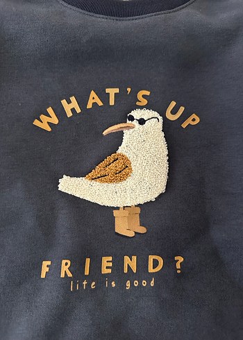 Antrasit Erkek Çocuk Triko Sweatshirt - Görsel 3