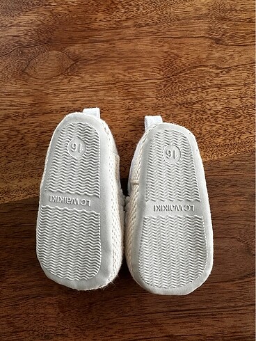 16 Beden beyaz Renk Bebek dantelli espadril ayakkabı