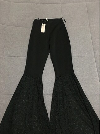 Dantelli İspanyol pantolon