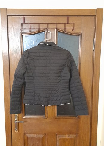 Düğmeli Siyah Kadın Midi Ceket - Görsel 11