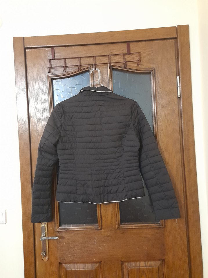 Düğmeli Siyah Kadın Midi Ceket - Görsel 2