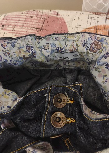 Kemerli Bol Kesim Kot Midi boy Etek - Görsel 14